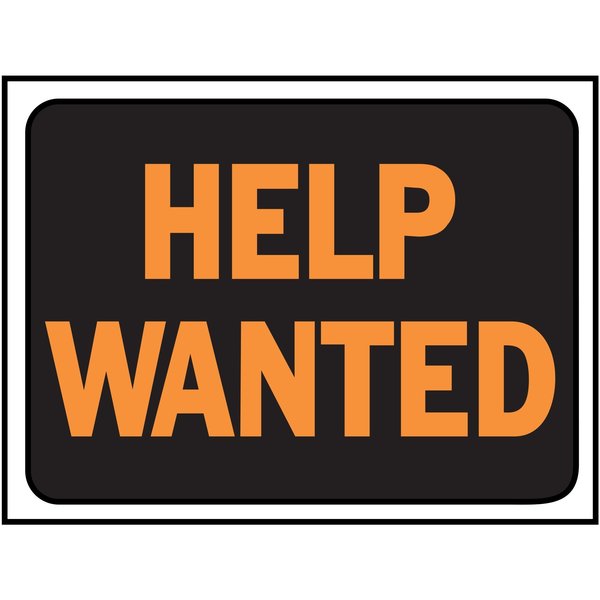 Hy-Ko Help Wanted Sign 8.5" x 12.5", 10PK A00017